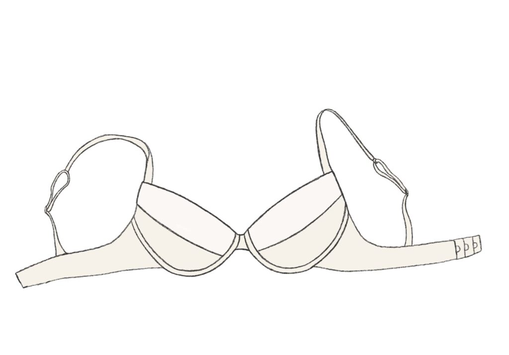 average bra illustration