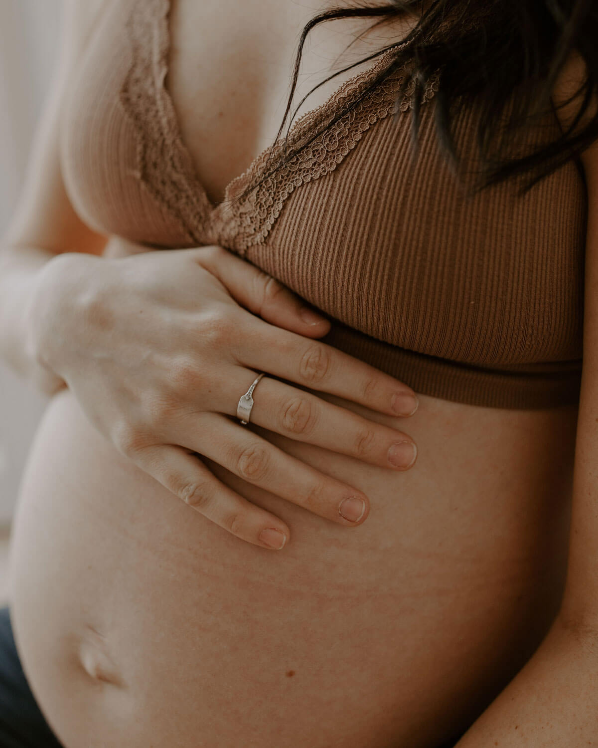 Women Post Pregnancy Lifting Bra Wirefree Breastfeeding Maternity